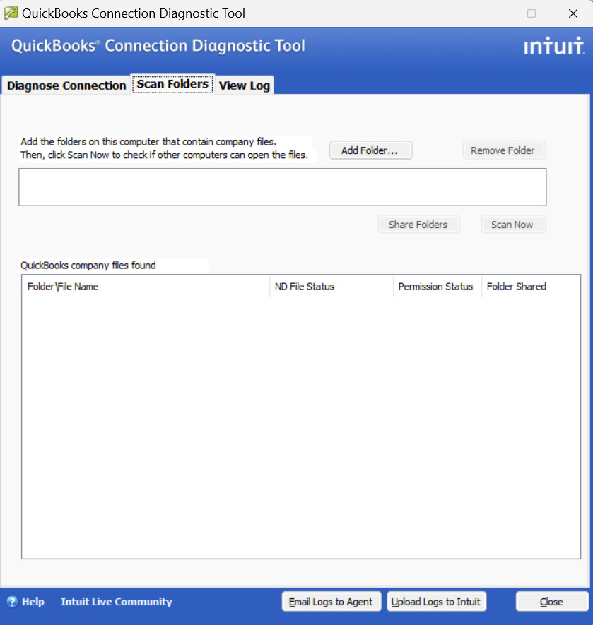 QuickBooks Connection Diagnostic Tool