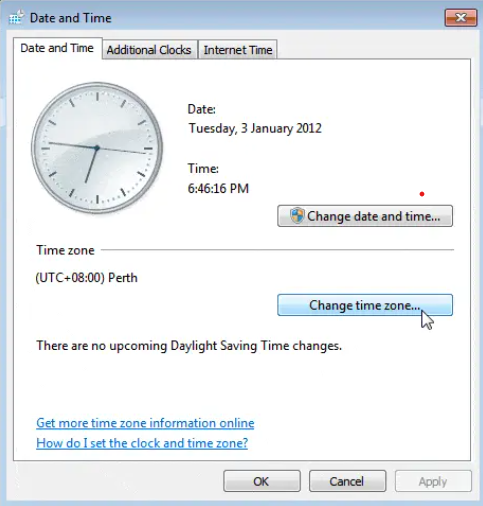 System Time and Date
